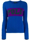 POLO RALPH LAUREN LOGO KNITTED JUMPER