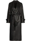 ANOUKI REVERSIBLE SEQUINNED TRENCH COAT