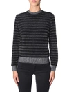 SAINT LAURENT STRIPED SWEATER,11028453