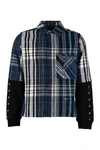 OFF-WHITE CHECKED FLANNEL SHIRT,11028299