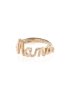 ALISON LOU 14KT YELLOW GOLD MAMA RING
