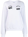 CHIARA FERRAGNI CHIARA FERRAGNI FLIRTING JUMPER - 白色