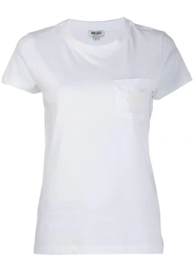 Kenzo Tiger Chest T-shirt In White