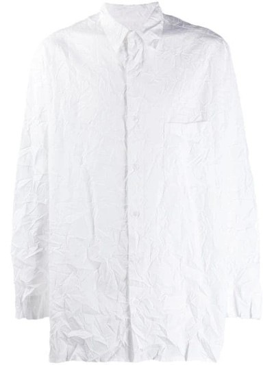 Yohji Yamamoto Deconstructed Shirt In White
