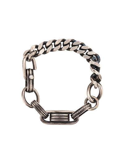 Werkstatt:münchen Chunky Chain Bracelet In Silver