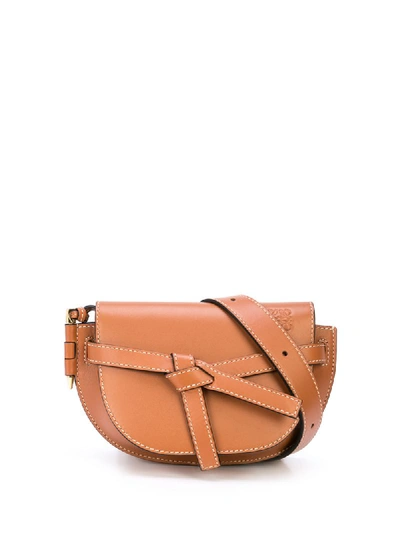 Loewe Gate Mini Belt Bag In Brown