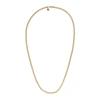 EDGE ONLY Curb Chain 3.7Mm In Gold | A Medium Width Men'S Necklace Chain In 18Ct Gold Vermeil. 24"/60Cm Long.