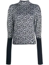 CHLOÉ FLORAL KNITTED PATTERN JUMPER
