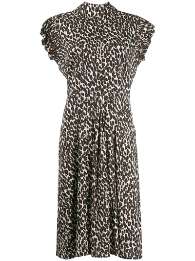 La Doublej Bon Ton Leopard Dress