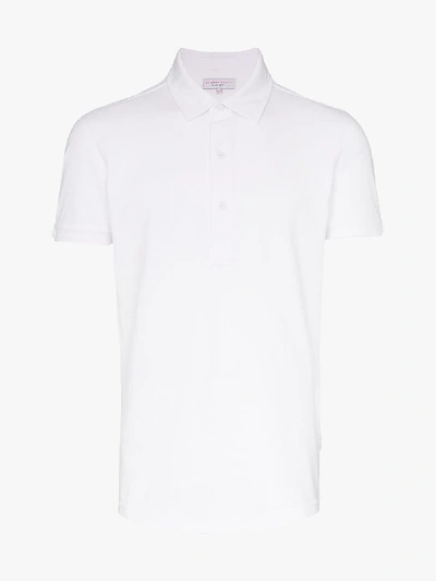 Orlebar Brown Sebastian Short Sleeve Polo Shirt In White