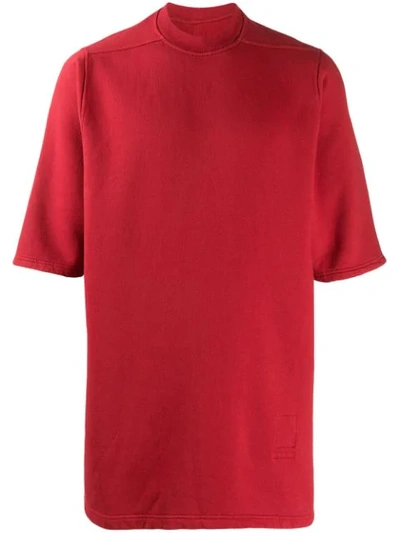 Rick Owens Drkshdw Oversized T-shirt - 红色 In Red