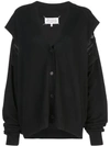 MAISON MARGIELA CUT-OUT KNITTED CARDIGAN