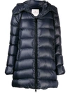 Moncler Suyen Padded Coat In Blue