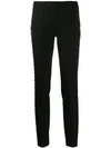 P.a.r.o.s.h Studded Skinny Trousers In Black