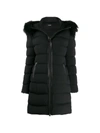 Mackage Calla Jacket With Fur Trim In Black