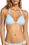 Vix Swimwear Bia Bikini Top In Blue