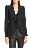 Alexander Mcqueen Classic Single-breasted Suiting Blazer In Black