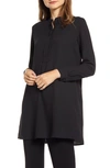 Anne Klein Popover Tunic Top In Anne Black