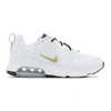 Nike Air Max 200 Leather-trimmed Felt And Mesh Sneakers In White
