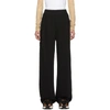 MM6 MAISON MARGIELA MM6 MAISON MARGIELA BLACK PULL ON CARGO TROUSERS