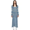 JACQUEMUS JACQUEMUS BLUE LA ROBE PEROU DRESS