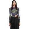 JACQUEMUS JACQUEMUS PURPLE STRIPE LA MAILLE PAU SWEATER