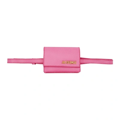 Jacquemus La Ceinture Bello Leather Belt Bag In Pink