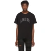 AMIRI Black College Logo T-Shirt