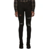 AMIRI AMIRI BLACK MUSIC NOTE PATCH JEANS