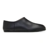 Maison Margiela Tabi Flat Utilitarian Mules In T8013 Black