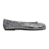 MAISON MARGIELA MAISON MARGIELA SILVER SEQUIN TABI BALLERINA FLATS