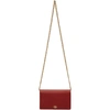 GUCCI Red Mini GG Marmont Chain Bag