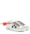 OFF-WHITE ARROW 2.0 LEATHER SNEAKERS,P00398322