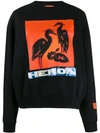 HERON PRESTON Heron print sweatshirt
