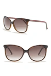 GUCCI 56MM OVERSIZED CAT EYE SUNGLASSES