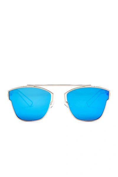 Aqs Emery 59mm Geo Sunglasses In Silver-blue