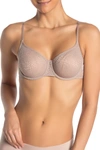 Dkny Lace Underwire Demi Bra In 6um/dk Cha