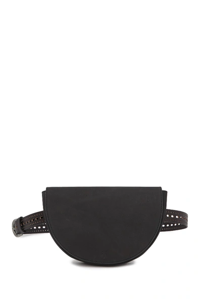 Frye Leather Belt Bag In Black