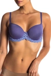 Wacoal Embrace Lace Underwire Molded Cup Bra In Twilight/hydran