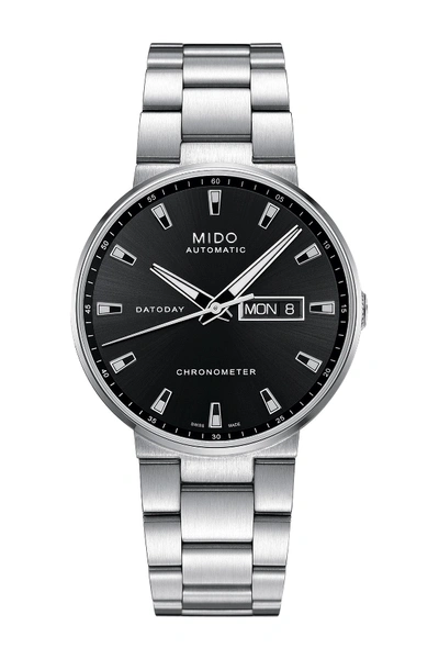 Mido Men's Commander Ii Swiss Automatic Bracelet Watch In Metallic
