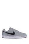 Nike Ebernon Low Sneaker In 005 5 Wolf Grey/black-white