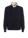 BRUNELLO CUCINELLI SHEARLING AND WOOL PUFFER JACKET