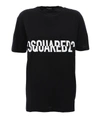 DSQUARED2 STAGGERED LOGO PRINT TEE