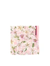 Dolce & Gabbana Floral Cashmere-blend Scarf In Pink