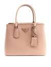 PRADA GALLERIA POWDER PINK SAFFIANO LEATHER BAG