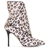 MANOLO BLAHNIK Daina printed leopard ankle boots,MB15521S