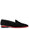 ALEXANDER MCQUEEN Velvet moccasin,AM15124S