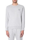 ALEXANDER MCQUEEN ALEXANDER MCQUEEN SKULL PATCH CREWNECK JUMPER