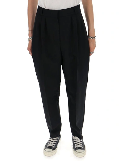 Alexander Mcqueen Classic Tapered Leg Trousers In Black