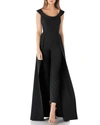 KAY UNGER ANAIS STRETCH CREPE JUMPSUIT WITH SKIRT OVERLAY,PROD223380110